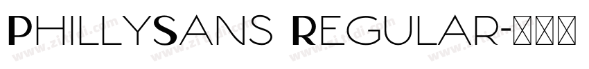PhillySans Regular字体转换